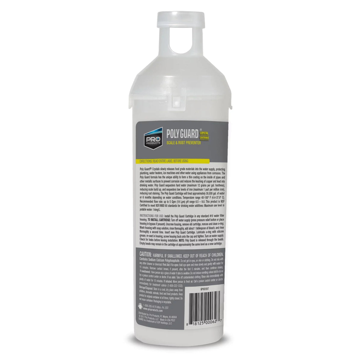 gpm,10" GP10C H Pro Filter Products Cartridge,5