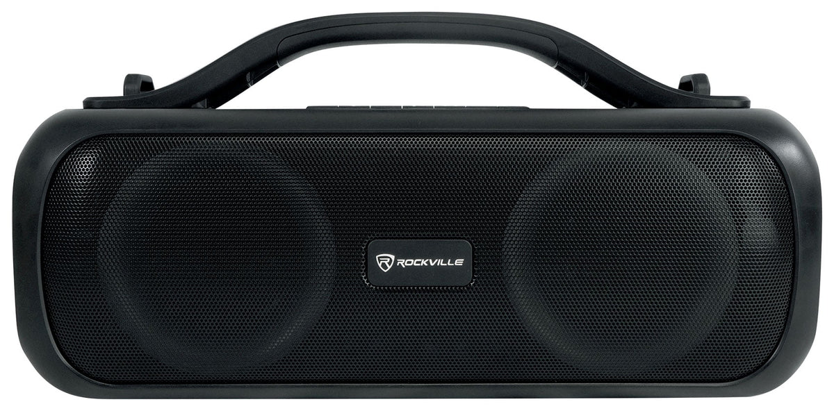 Bass Rockville Bluetooth Portable Go LED Speaker, D4 Deep Party Party Loud Large