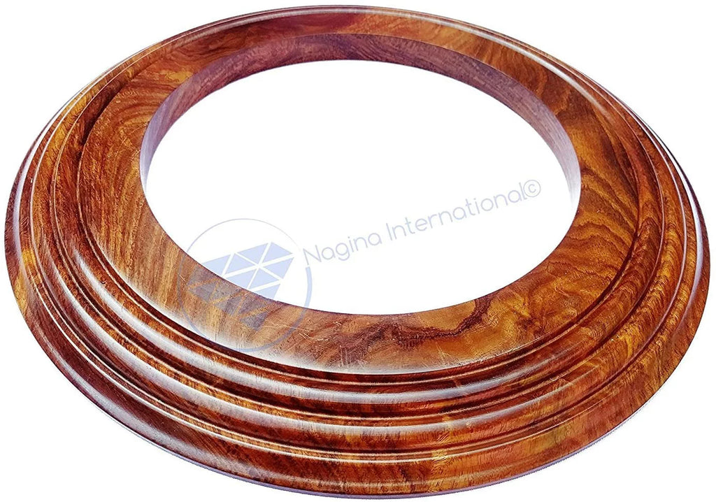 Nagina Polished International Wooden Inches) Handcrafted Solid (16 Hardwood Base Frame |