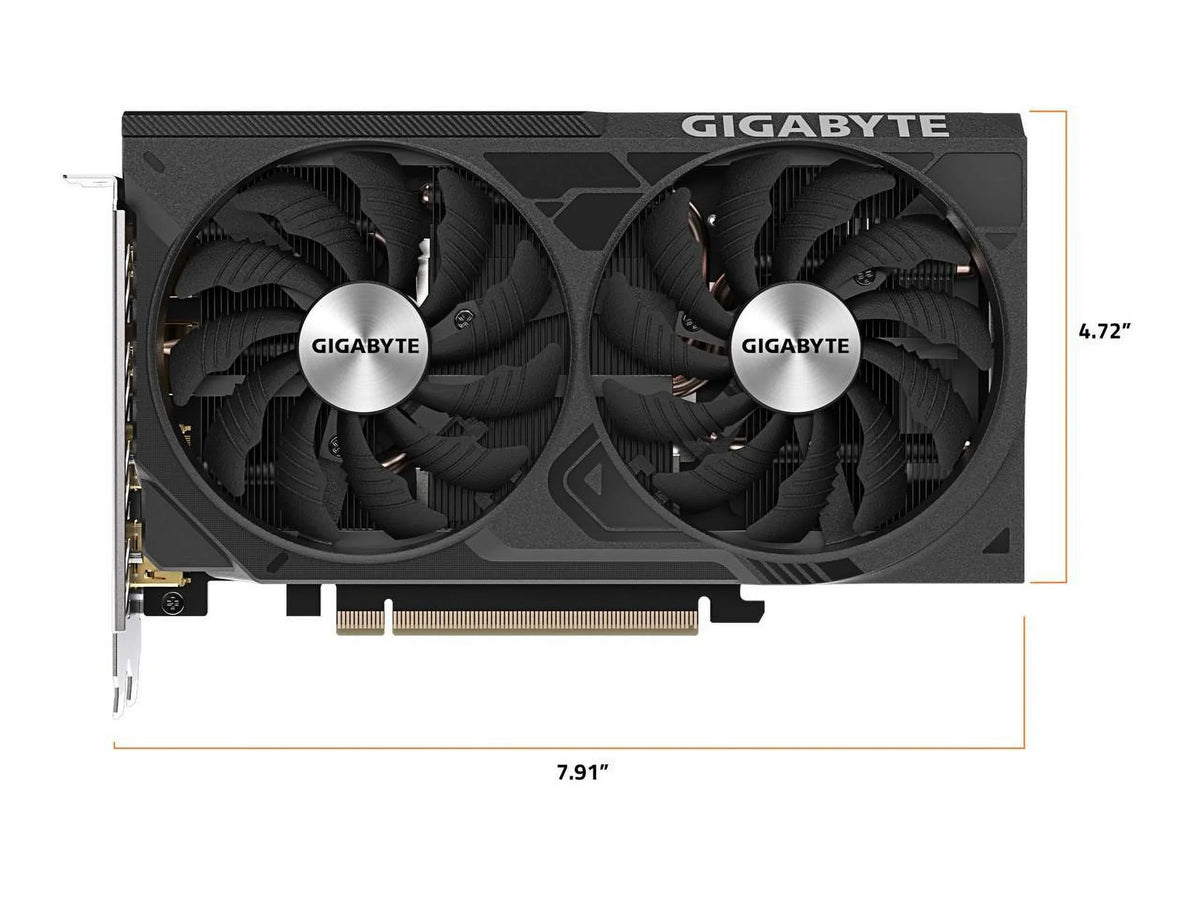 Fans, 4060 GDDR6, Ti OC 16GB WINDFORCE RTX Graphics 128-bit 16G WINDFORCE GIGABYTE Card GeForce Video GV-N406TWF2OC-16G Card, 2x