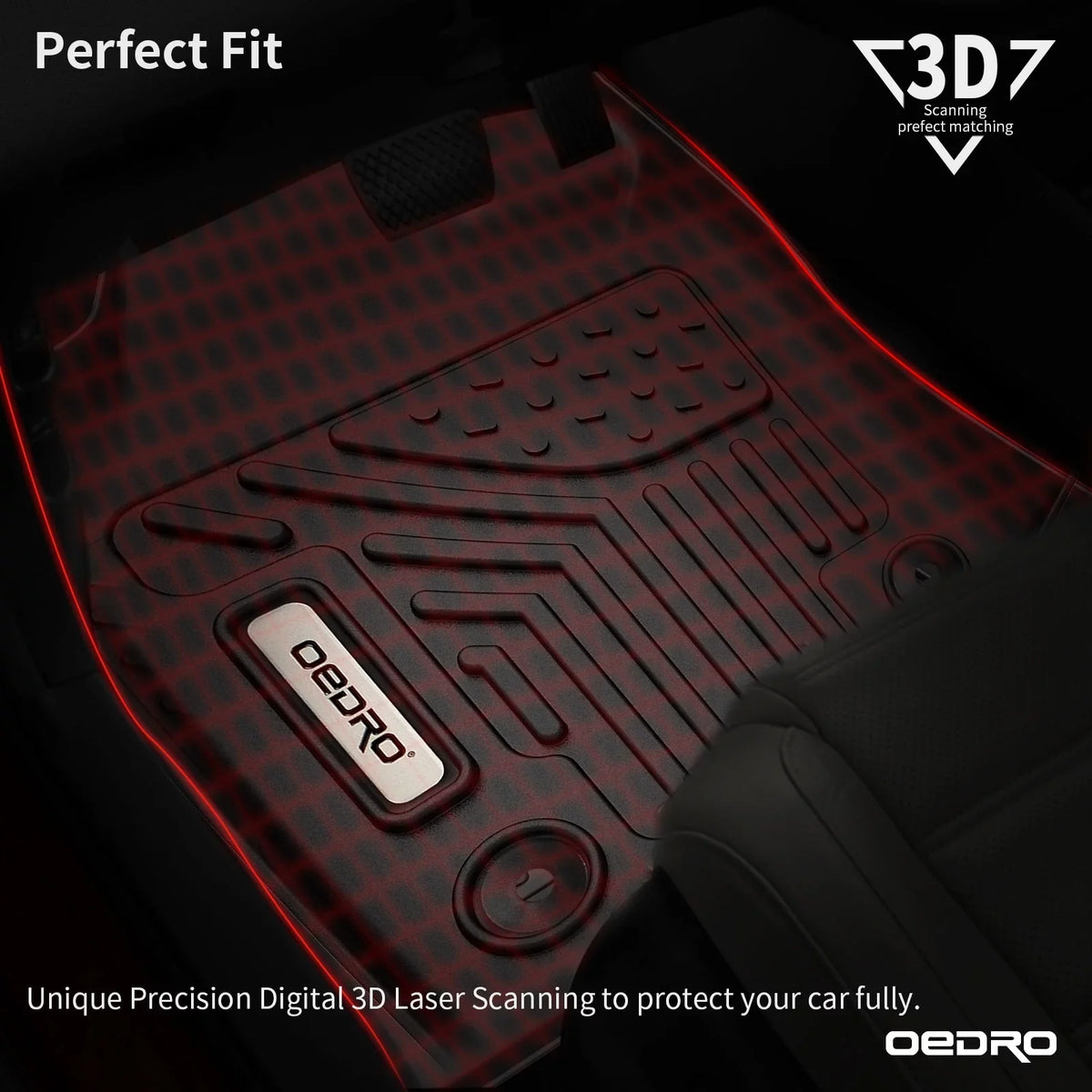 Door 20-23 Floor Ledkingdomus Jeep for 4 Liners Floor Carpet TPE Gladiator Mats