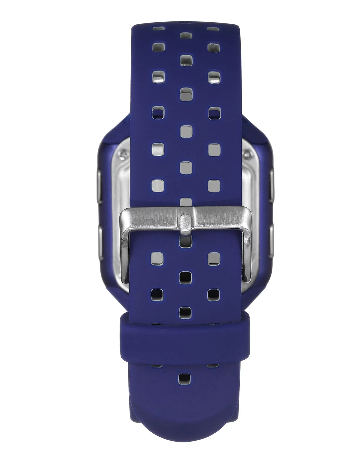 Armitron Blue Men's Sport Silicon Watch Square