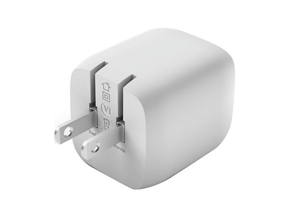 Model GAN White PPS WALL USB-C 45W WCH011DQWH CHARGER DUAL Belkin WITH