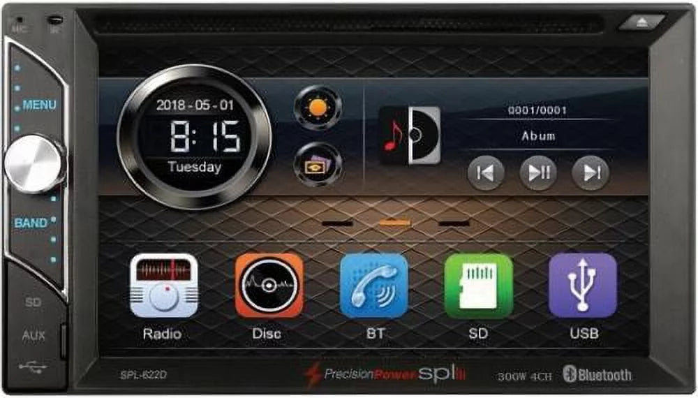 CALIBER CAR AUX 08 STEREO PKG COMPASS PATRIOT 07 RADIO USB SD CD/DVD BLUETOOTH