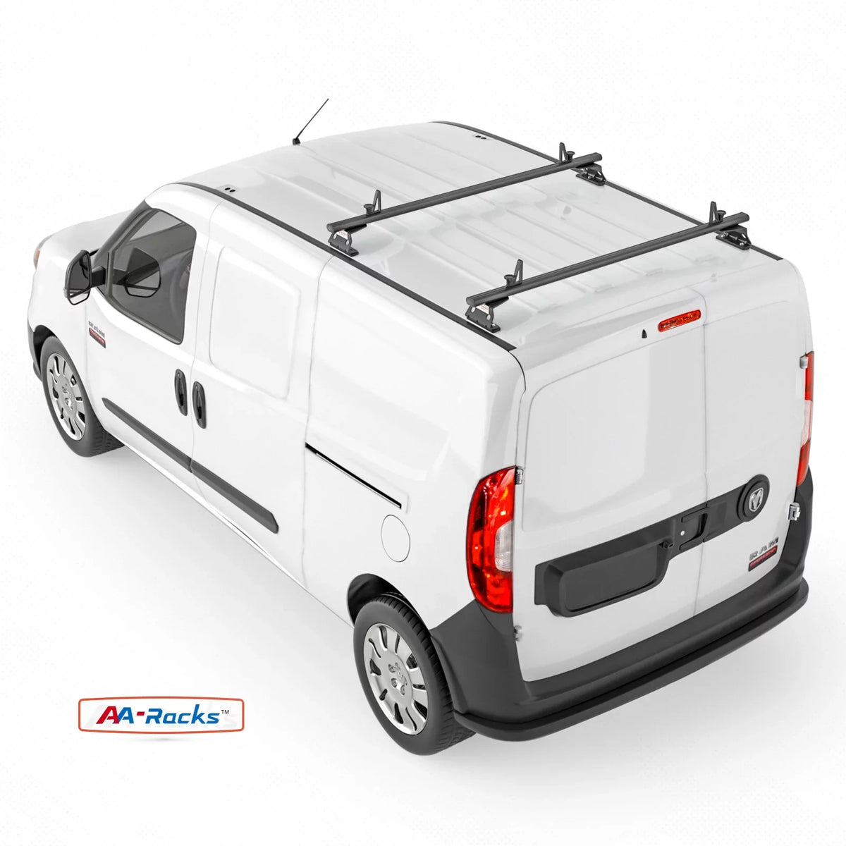Stopper Aluminum AX312-PR System Rack Model w/ City AA-Racks 2015-On (50") Ladder Black Roof RAM 2 ProMaster Bar Van