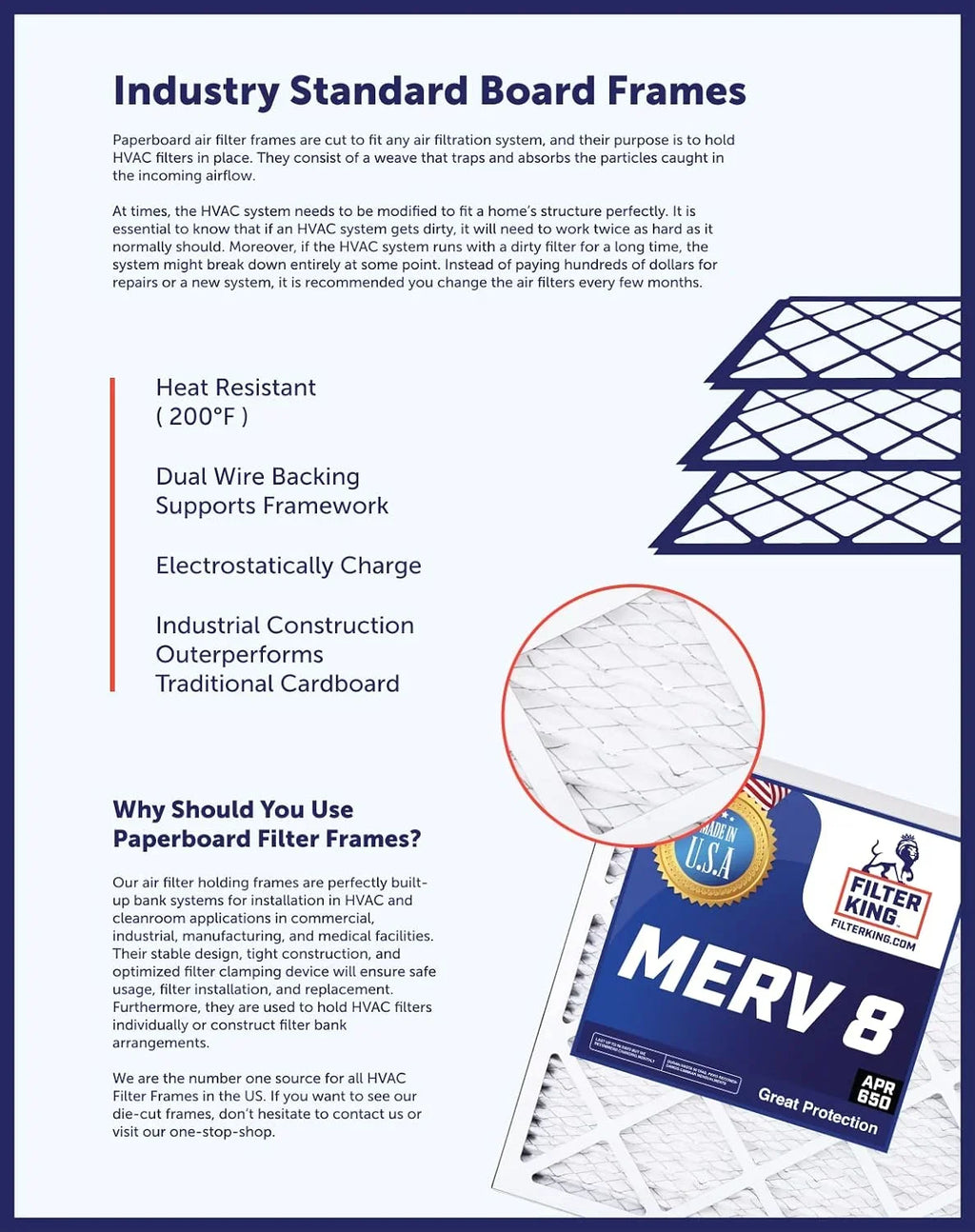 Furnace | HVAC King | Size: Filter A/C Pleated | MADE Air Actual 35x33.5x1 | x IN x 4-PACK USA 33.5 8 35 Filters Filter MERV .75"
