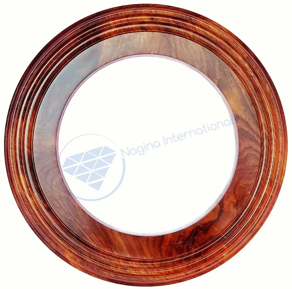 Nagina Polished International Wooden Inches) Handcrafted Solid (16 Hardwood Base Frame |