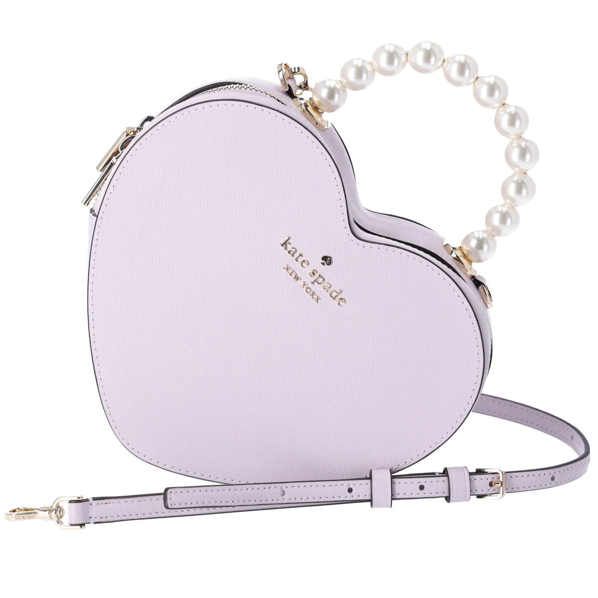 Pearl Love Kate Moonlight Crossbody Purse KF516 Spade Leather Shack Heart Lilac