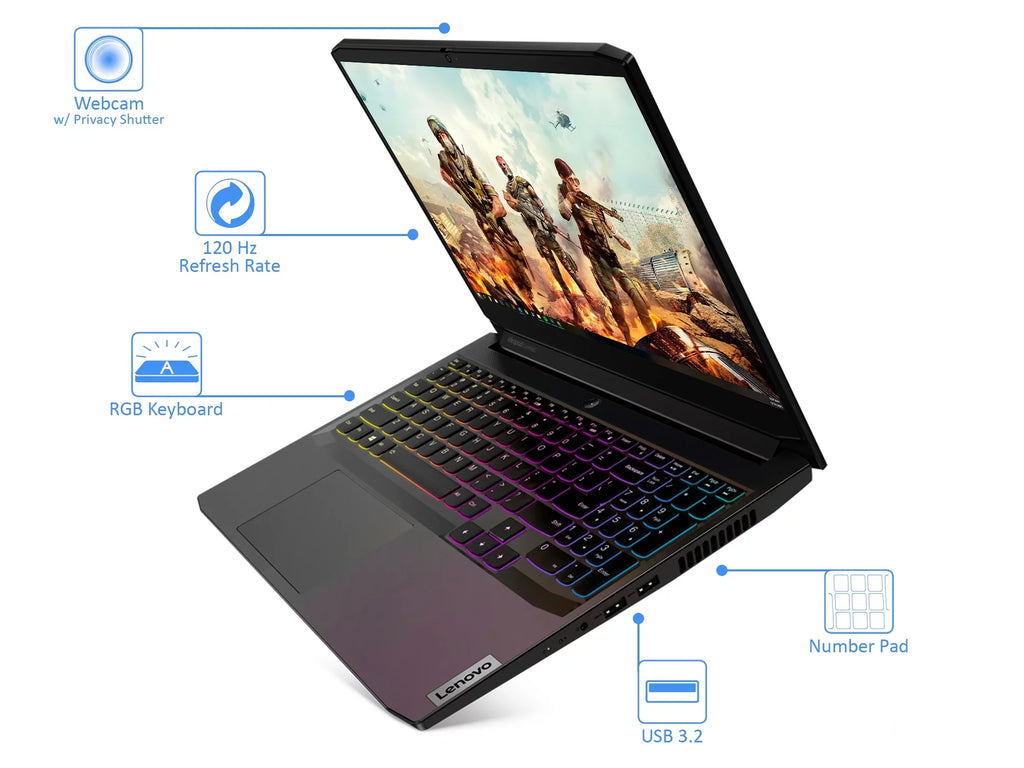 HDMI, Wi-Fi, RTX Upto RAM, NVMe AMD Laptop, NVIDIA 15.6" IdeaPad Bluetooth, 120Hz (82K20013US) 8GB 3050, Home Display, 10 Lenovo 512GB 5 3 4.2GHz, FHD 5600H SSD, Windows GeForce Gaming Ryzen