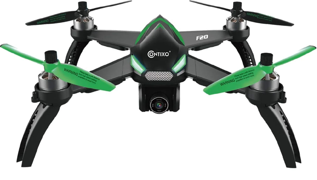 App Contixo - Open Box F20 Drone RC Quadcopter BLACK/GREEN Remote Controlled