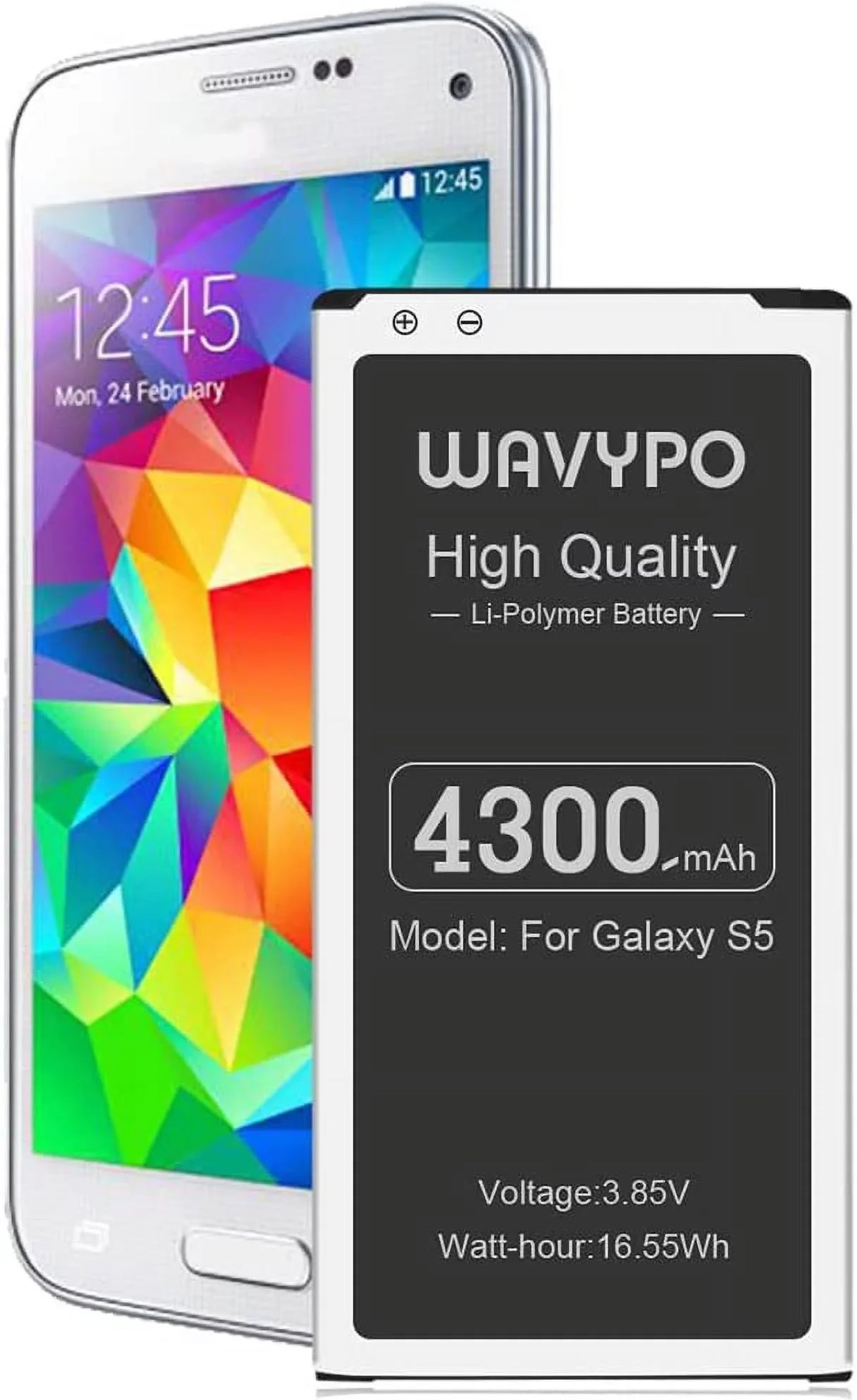 S5 S5 AT&T, for (Upgraded) y G900A Replacement Li-Polymer Galaxy Samsung 4300mAh for y Galaxy y S5,