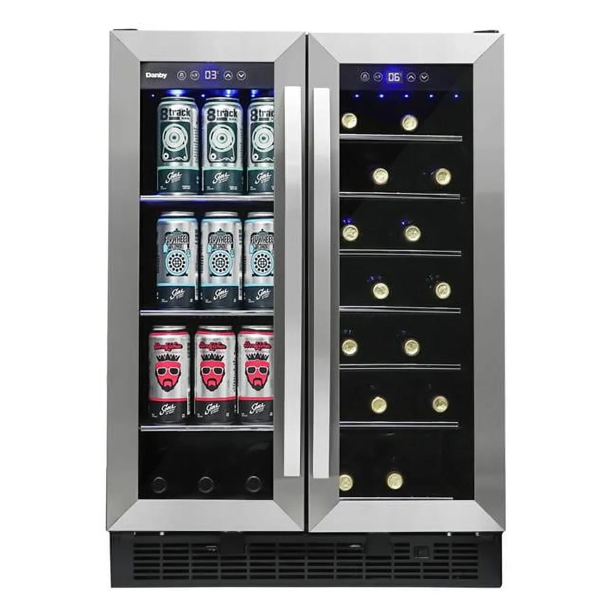 '- Center Stainless DBC052A1BSS Beverage Built-in cu. 5.2 Steel Danby ft.