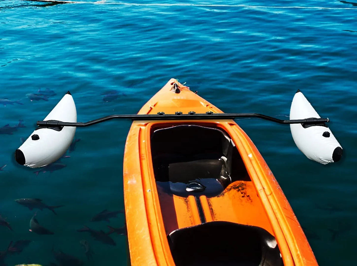 Sidekick Tube Fishing Rod System Grey Breath Kayaking Gray Canoe Adjustable Boat Float Patches Outdoor PVC Pactrade Accessories Kayak Repair Buoy Inflatable Kit Buoyant Outrigger Stabilizer Arm Marine