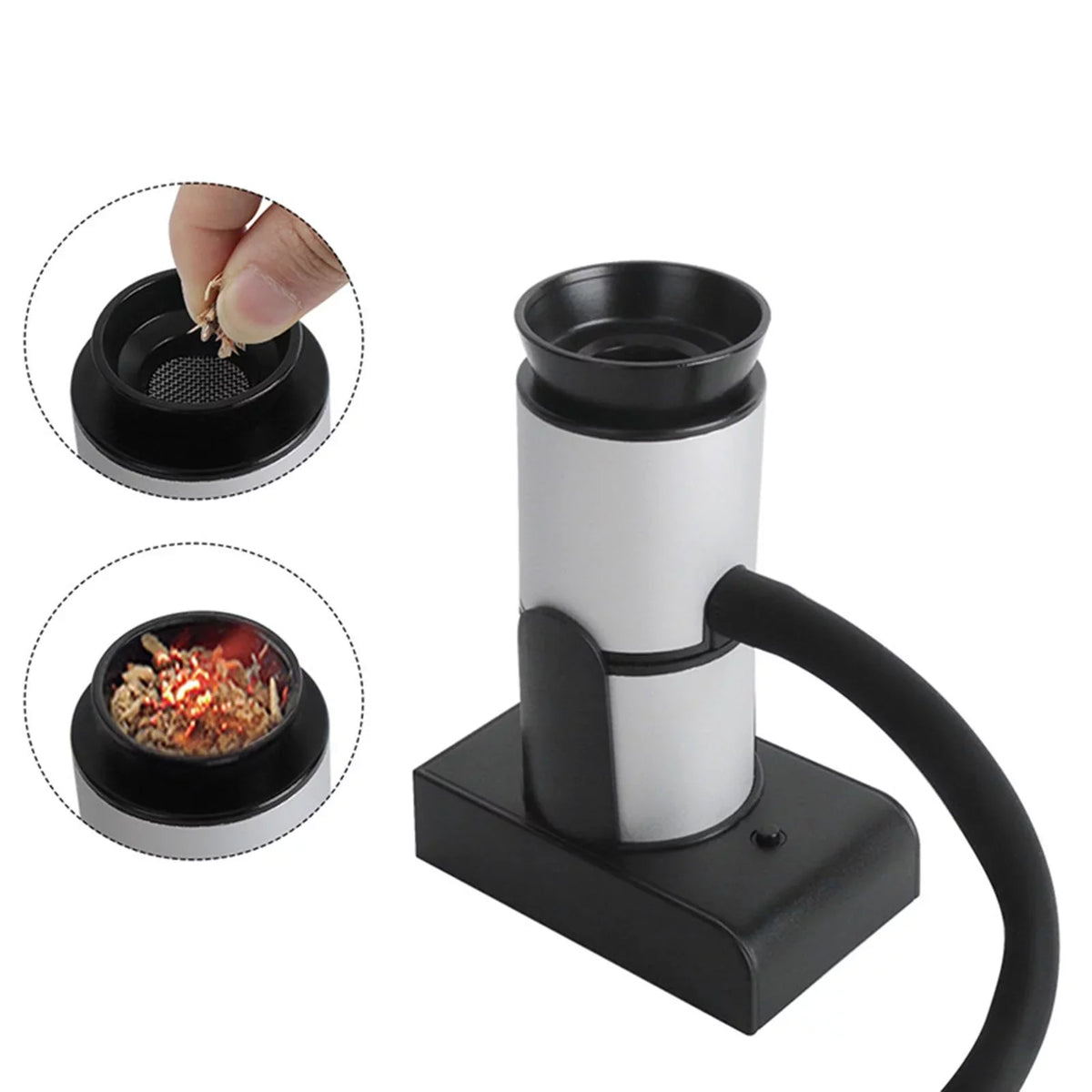 Meat Cooking , Food Food for Infuser Handheld Kitchen Smoke Cocktail , Mini BBQ Smoke Portable , Food