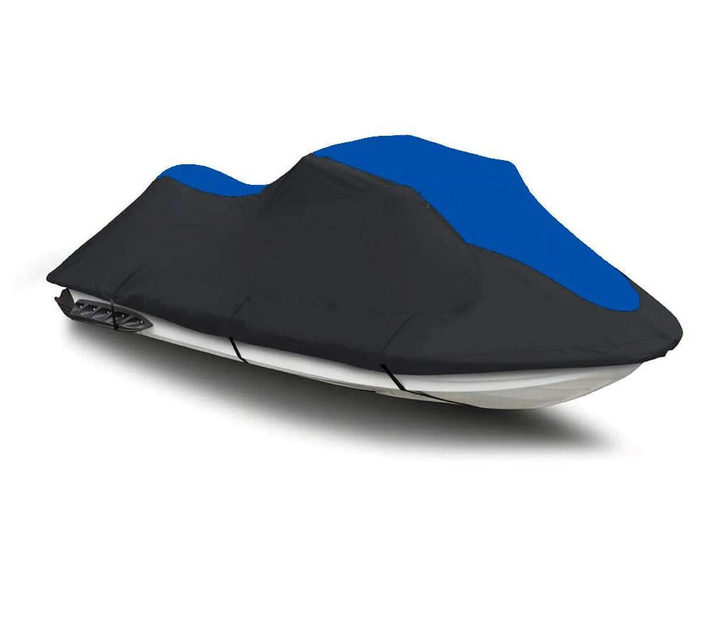 Bombardier Cover for 2015 Jet PWC 2016 Compatible 2019 HEAVY-DUTY GTI Sea 2014 Doo 2018 2017 Ski Watercraft BLUE 2011 2013 155 Sea-Doo SE Cover BLACK / 2012
