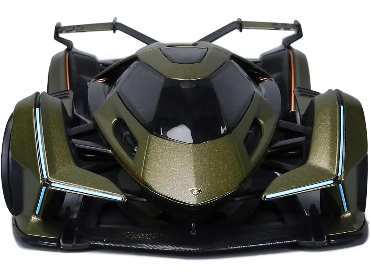 Lamborghini V12 Gran Maisto Turismo Matt Vision by Diecast Model Metallic 1/18 Green Car