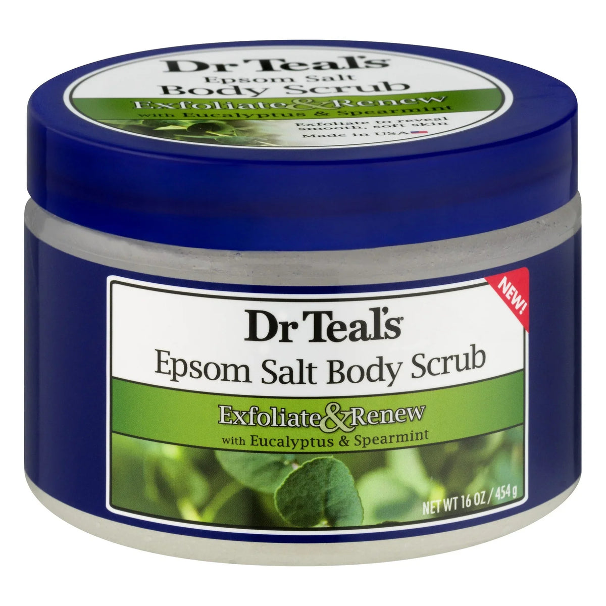 & Dr Spearmint (Pack 6) Renew oz & Exfoliate 16 Scrub, of Teal's Body Salt Epsom Eucalyptus