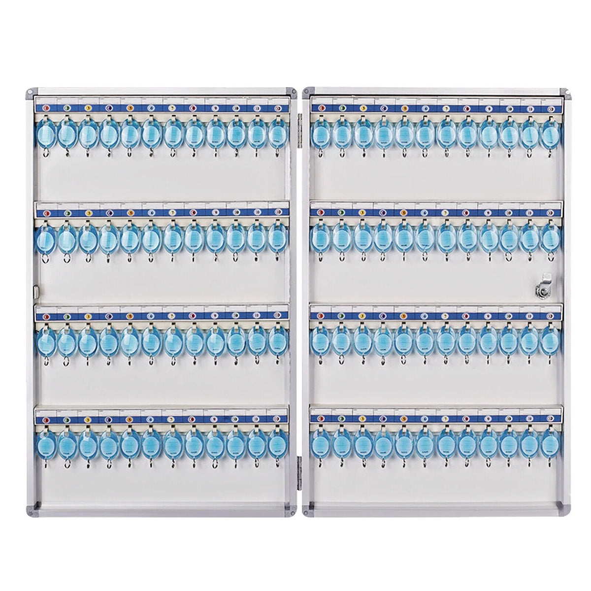 Safe Lock Box 96 Cabinet Organizer Box Key Cabinet Silver Wall Mount Storage Key