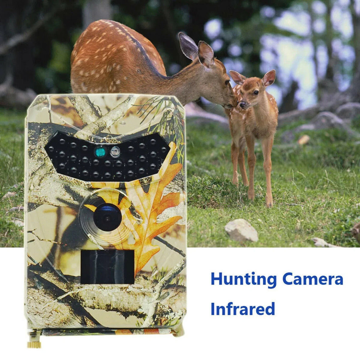 Game Cam Wildlife Lapse Waterproof, Deer 0.2S for Camera Camera Camera Trigger Time 12MP Deer 1080P Hunting Cam Night Accessory Speed Trail Monitors Glow Hunting Vision Hunting Trail No Field