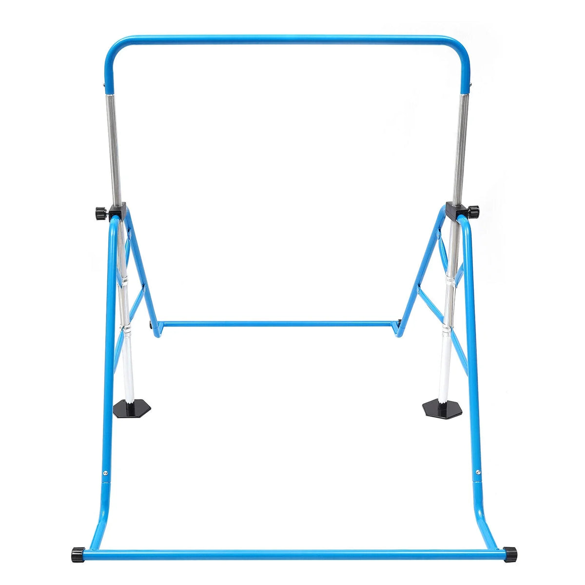 Adjustable Bar ZhdnBhnos Kids Junior Training Max Load Gymnastics Bar Gym For 100kg/220.5lbs Folding Blue Home Horizontal