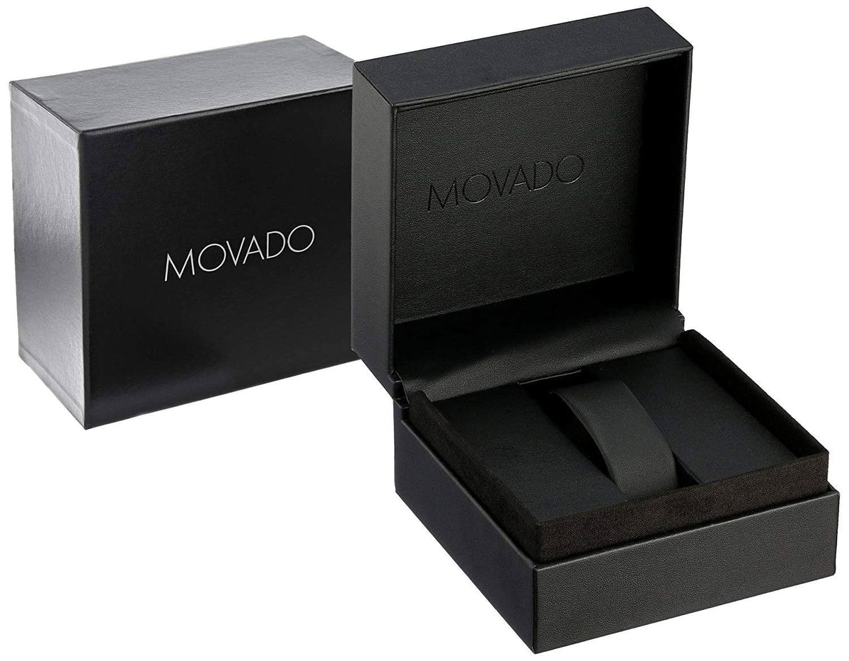 Movado Gold Steel Mens Quartz Gold-Tone Mesh Watch Band Dial Stainless Bold 3600373