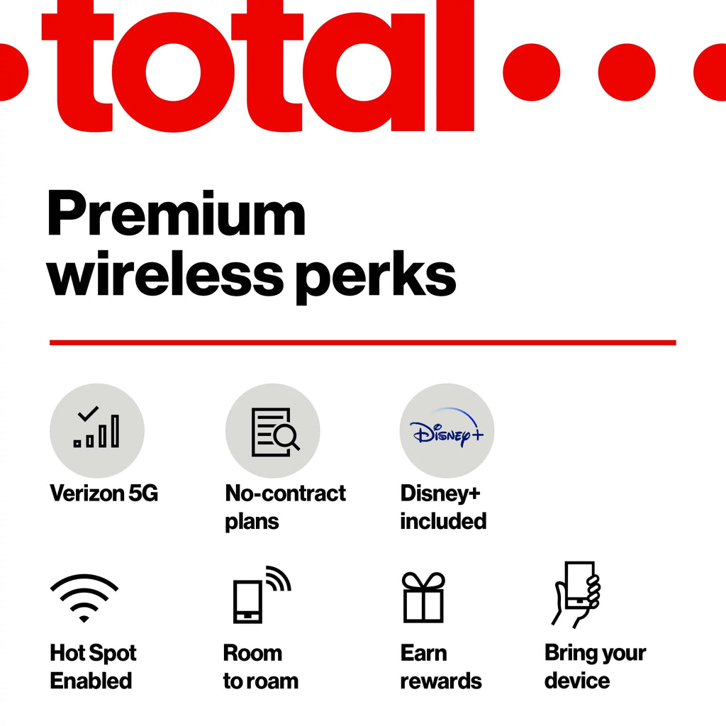 By 128GB, Apple Prepaid Total Verizon - Plus, 15 Smartphone Black iPhone