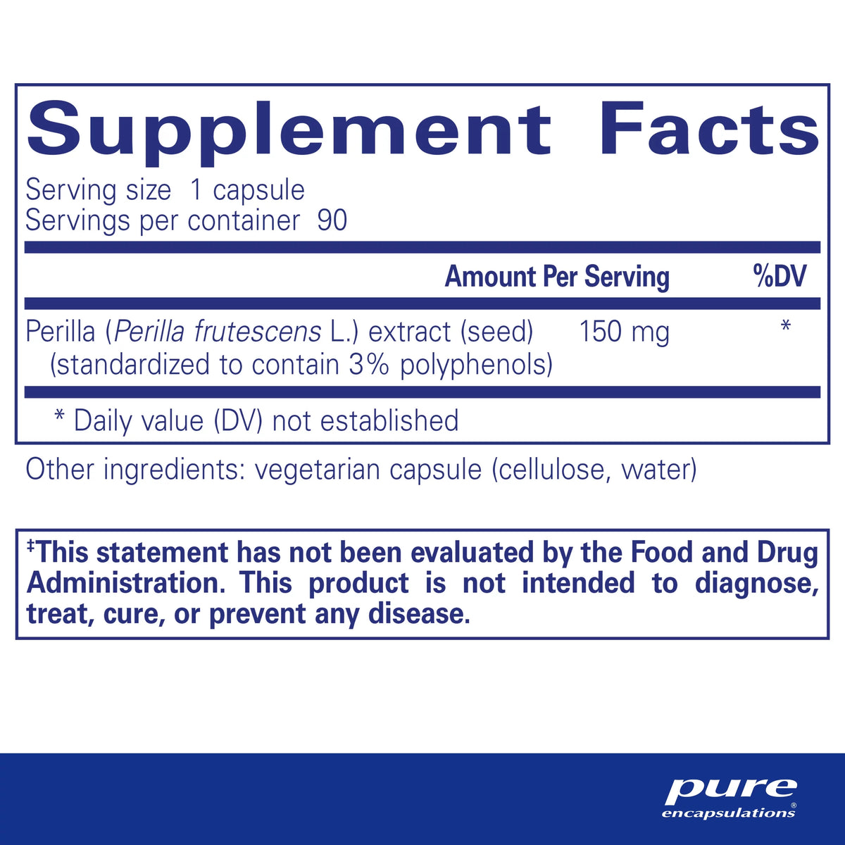 Health* Cytokines Th2 | Perilla and of | Extract Healthy for Encapsulations 90 Support Mucosal Modulation Pure Capsules