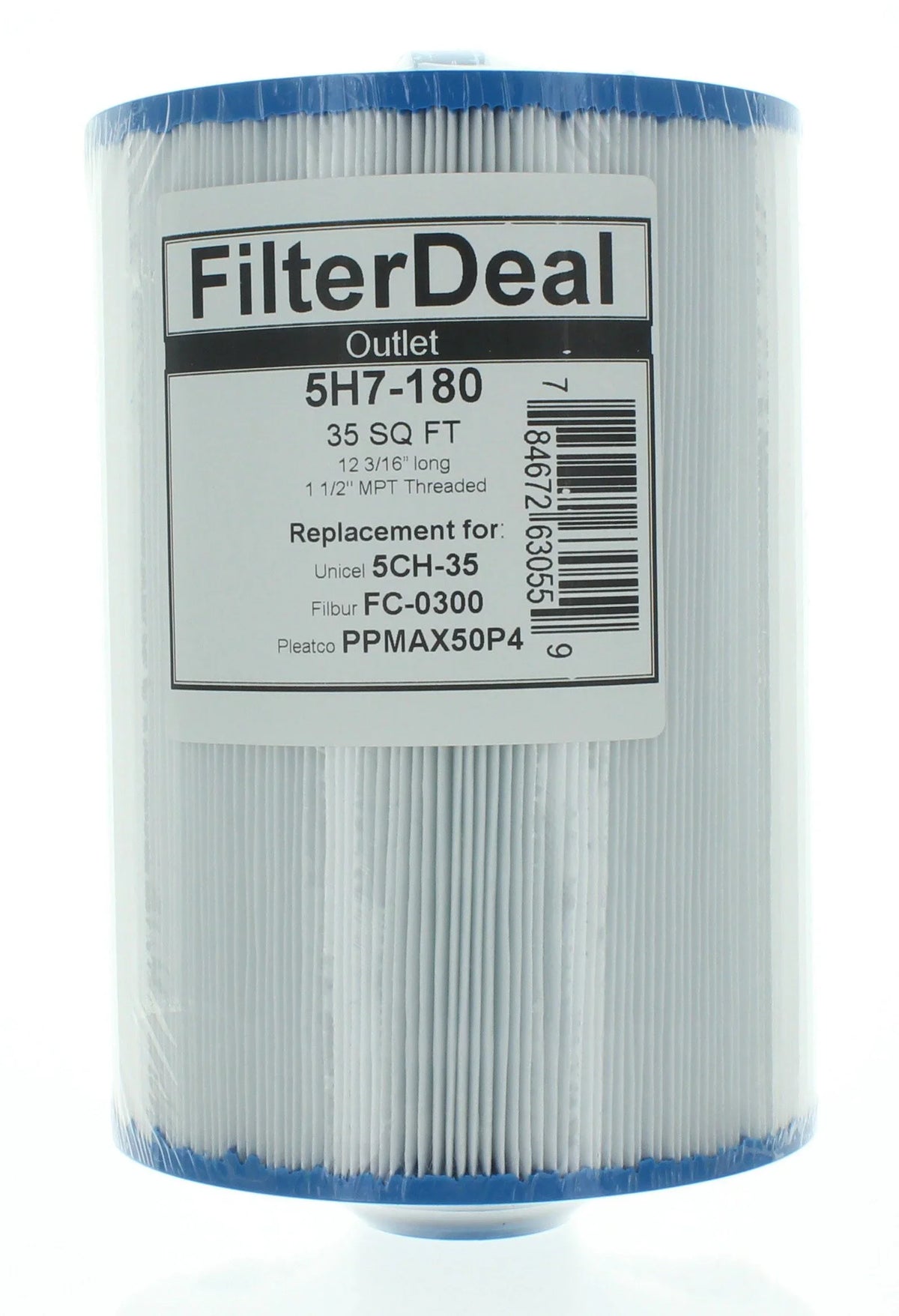 FC-0300, Pool/Spa Filter PAS35P, 5CH-35 5H7-180-02 Replaces Filtration 2-Pack, Products Guardian