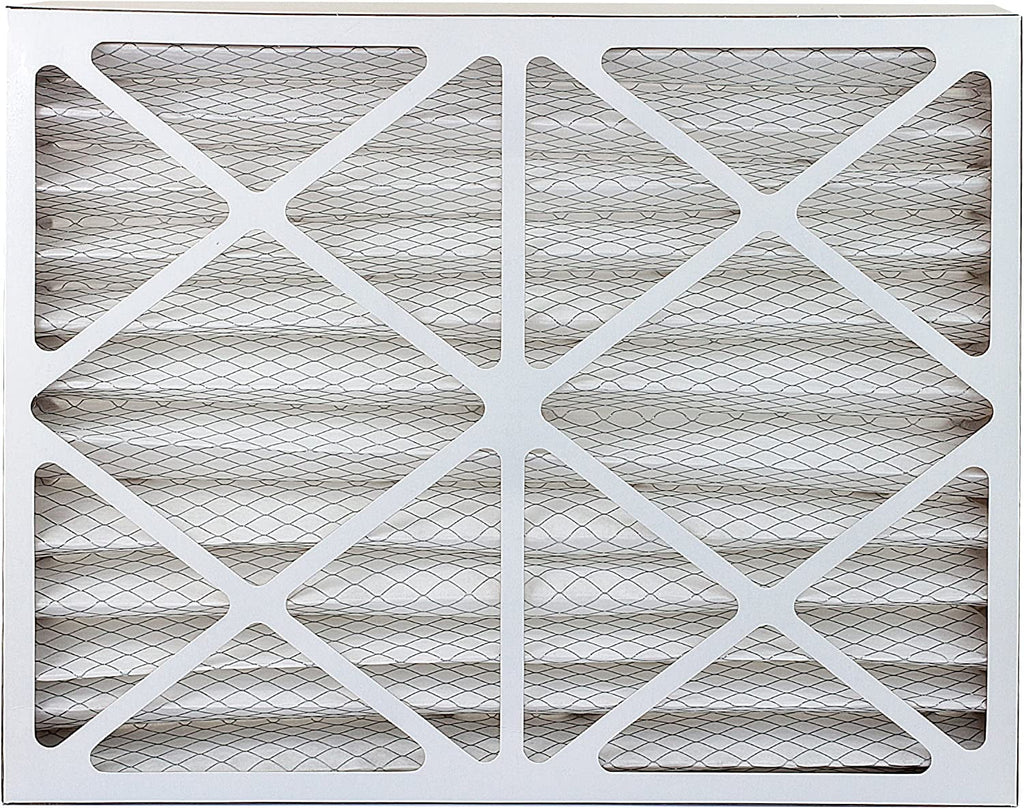 Filterbuy Pleated Furnace 8 MERV Air HVAC Filters (4-Pack) 20x25x4 AC
