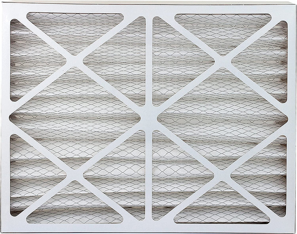 Filterbuy Pleated Furnace 8 MERV Air HVAC Filters (4-Pack) 20x25x4 AC